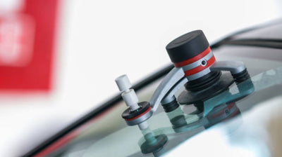 uto Glass Repair Montebello technician assessing windshield