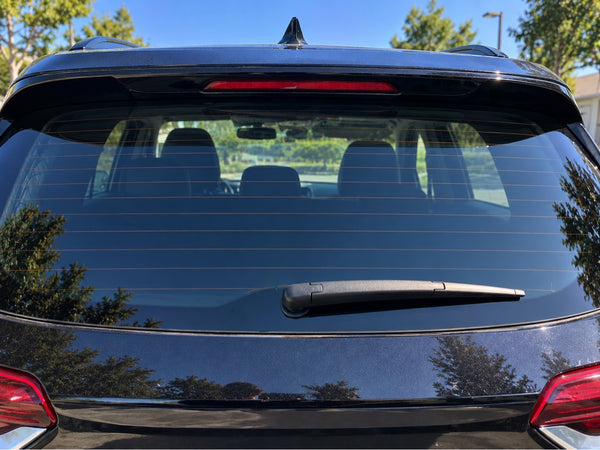 New rear windshield after back glass replacement by Doctor Auto Glass
